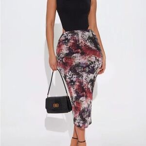 Cosmic Bloom Mesh Mini Skirt NEW 🏷️